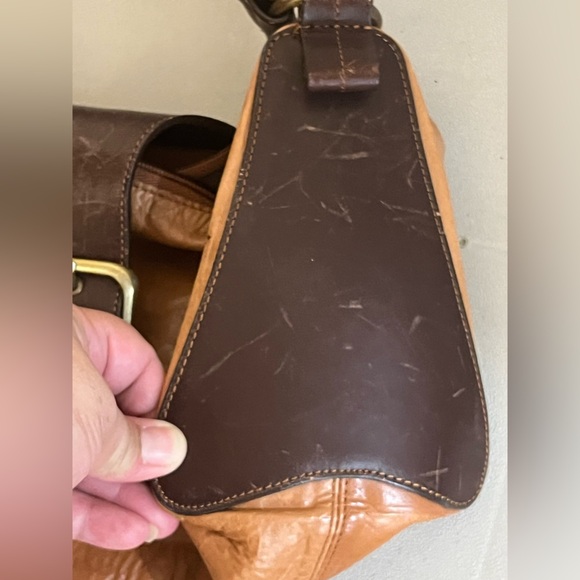 Mauro Burani Brown Leather Women's Bag - Picture 7 of 9